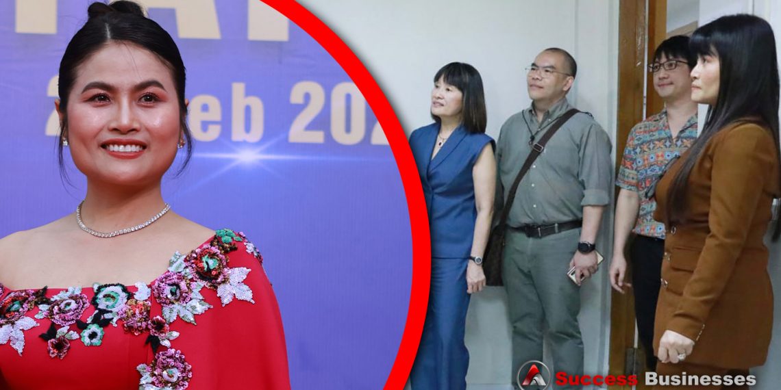 លោកស្រី រស់ ឡុងម៉ាឡែន អ្នកជំនាញផ្នែកលក់និងទីផ្សារនៅកម្ពុជាផ្តល់ការប្រឹក្សាពីសក្តានុពលខ្មែរពេលនេះដល់ក្រុមហ៊ុនផ្នែកសម្រស់ដ៏ធំមួយរបស់ថៃ