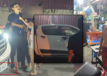 គ្រាន់តែហ្វាឡានបើកចំមុខគេឯង ចាំងភ្នែកខ្លាំង បង្កជាជម្លោះរហូតម្ចាស់រថយន្តស្រែករកទាញកាំភ្លើងបាញ់ប្រជាពលរដ្ឋចោល ធ្វើឱ្យភ្ញាក់ផ្អើលពេញភូមិ (មានវិឌីអូ)