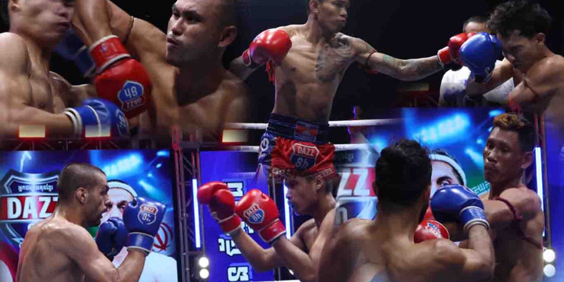 កក្រើកសង្វៀន TV5៖ សែន ឈិនឡុង, វៀត ប៊ុនឌឿន, ប៉ែនកាក់ ខេមរា, និង ហ៊ីម គឹមរៀង វាយមិនដកដៃធ្វើឱ្យអ្នកទស្សនាអង្គុយមិនស្ងៀម (មានវិឌីអូប្រកួតពេញ)