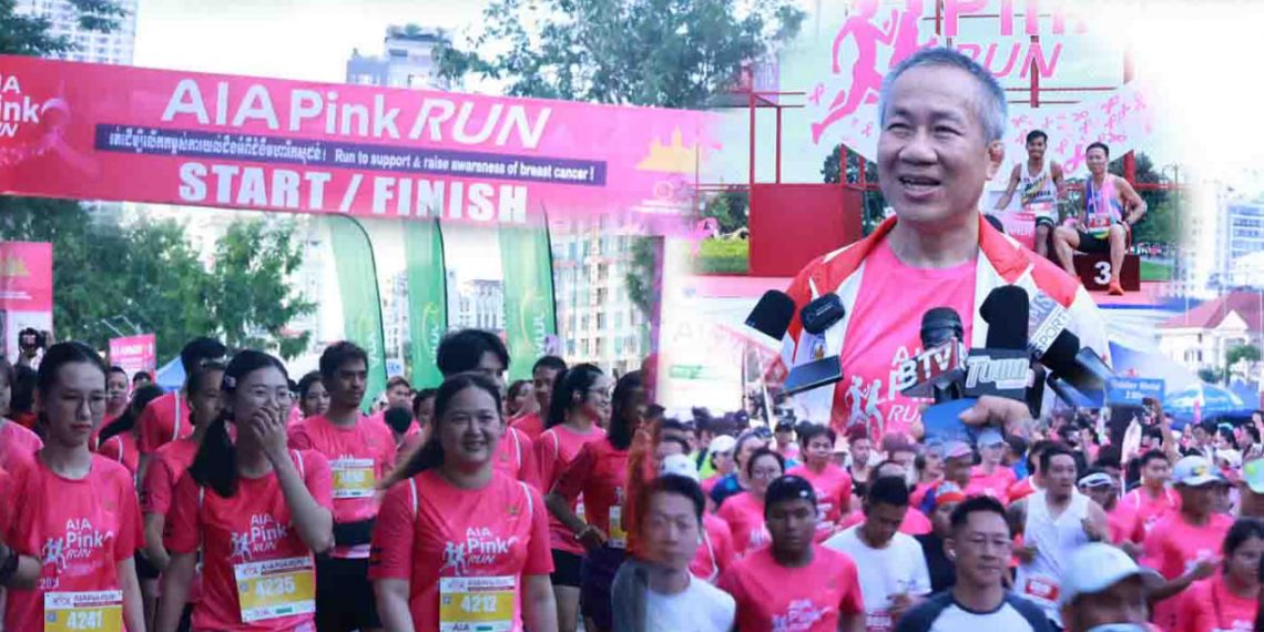 លោក វ៉ាត់ ចំរើន ផ្ញើរសារលើកទឹកចិត្តនិងដាស់តឿនដល់ស្ត្រីៗគួរពិនិត្យសុខភាពលើជំងឺមហារីកសុដន់ជាចំបង (មានវិឌីអូ)